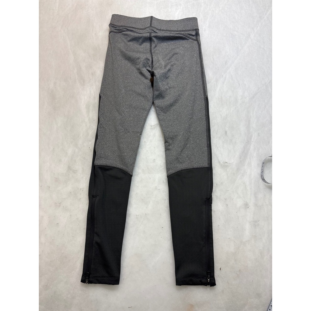 Under Armour Womens Compression Leggings Black Grey HeatGear Athletic Fitness Sm - Picture 11 of 12